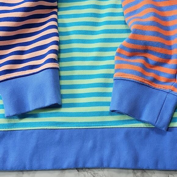 Lands End Womens Sz L Lot of 2 Serious Sweats Colorful Long Sleeve Sweatshirts - Picture 4 of 9